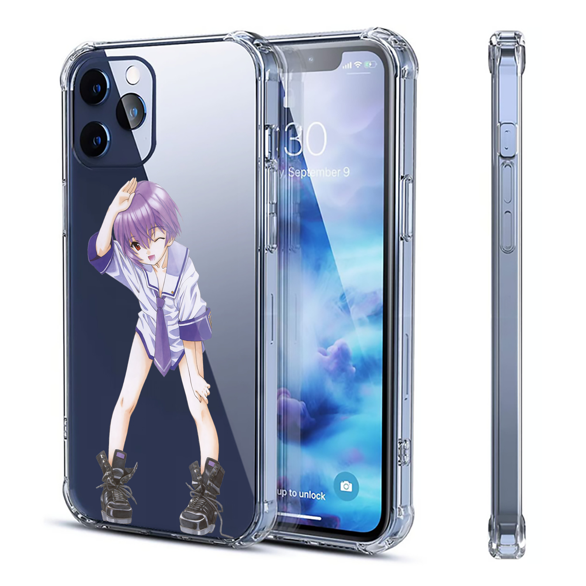（画像用） EVA 新世紀エヴァンゲリオン 【iPhone 12シリーズ対応】透明スマホケース（クリアソフトケース）